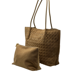 Taupe Handtas Kunstleder | Groothandel Dames Tassen | B2B Fashion